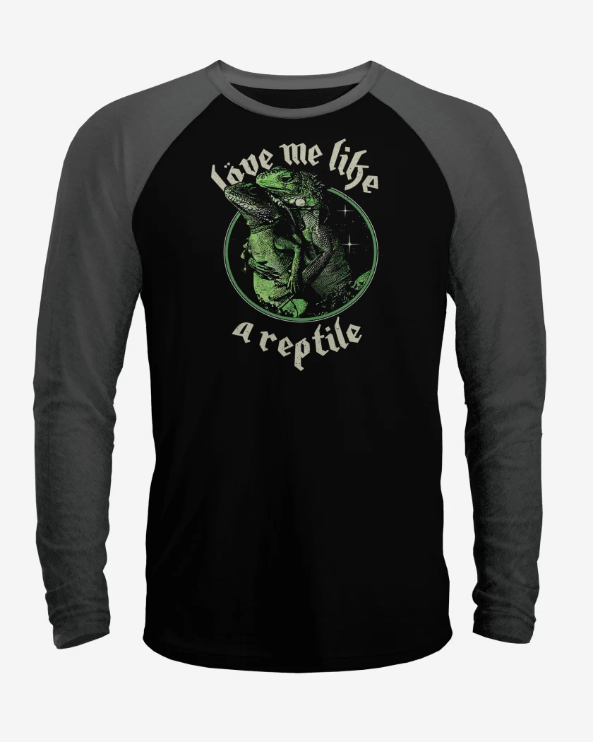 Polera Raglan Motorhead Love me Like a Reptile