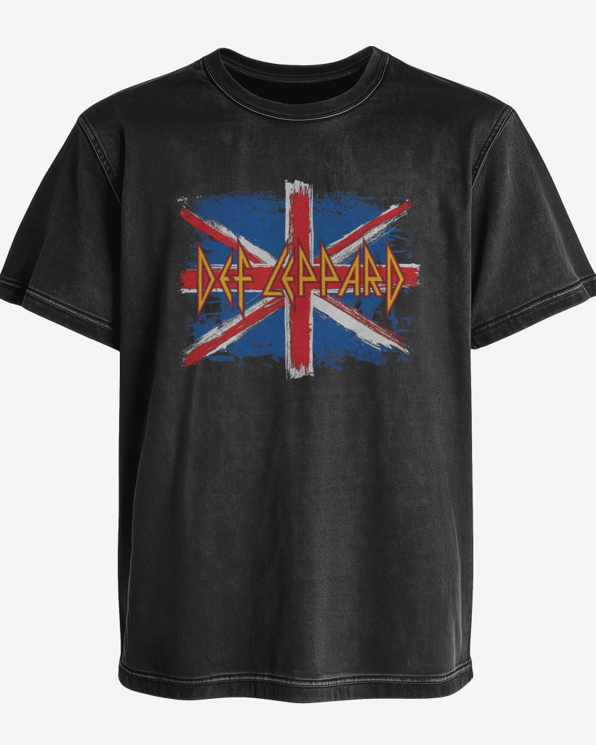 Polera desgastada DEF LEPPARD Britain