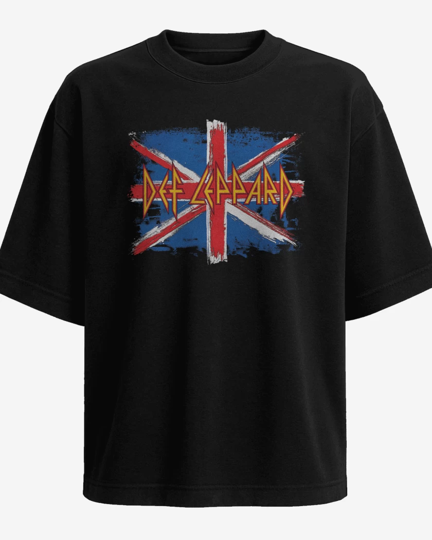 Polera Oversize DEF LEPPARD Britain