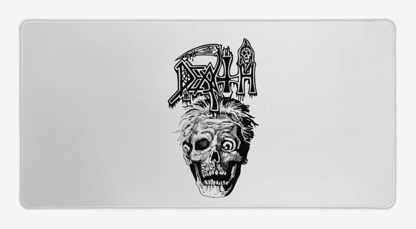 Mouse pad Gamer Blanco de Death Scream