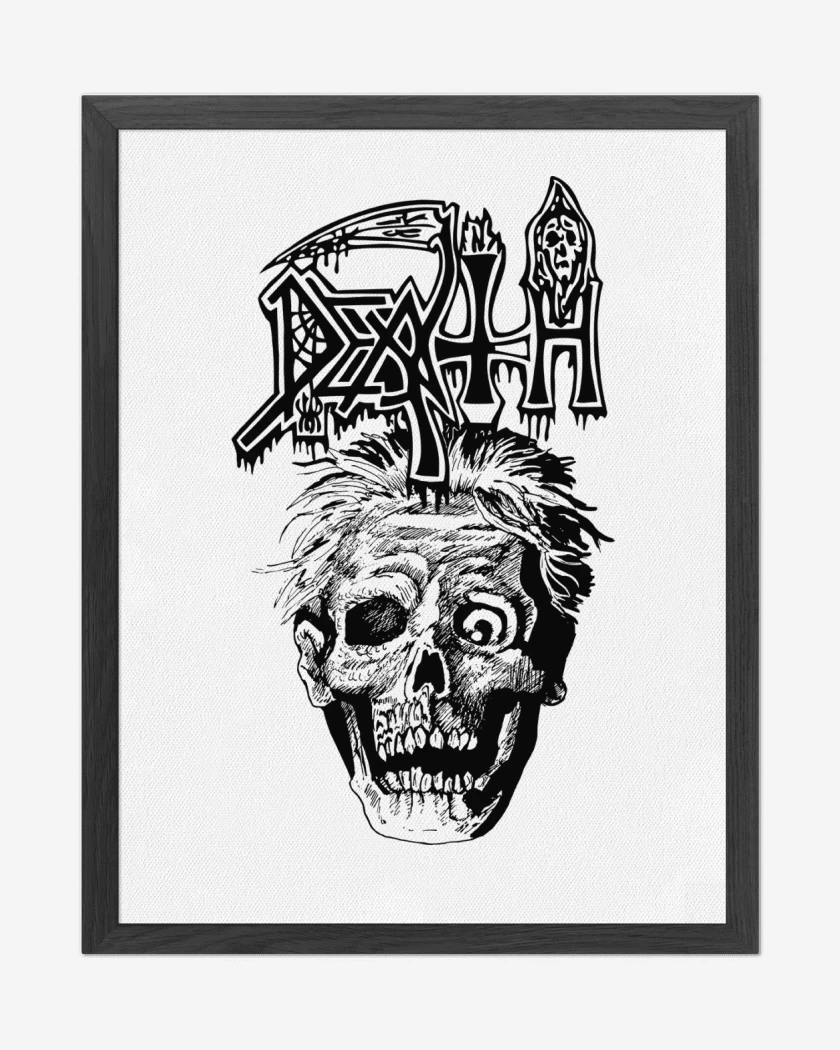 Cuadro decorativo Blanco de Death Scream