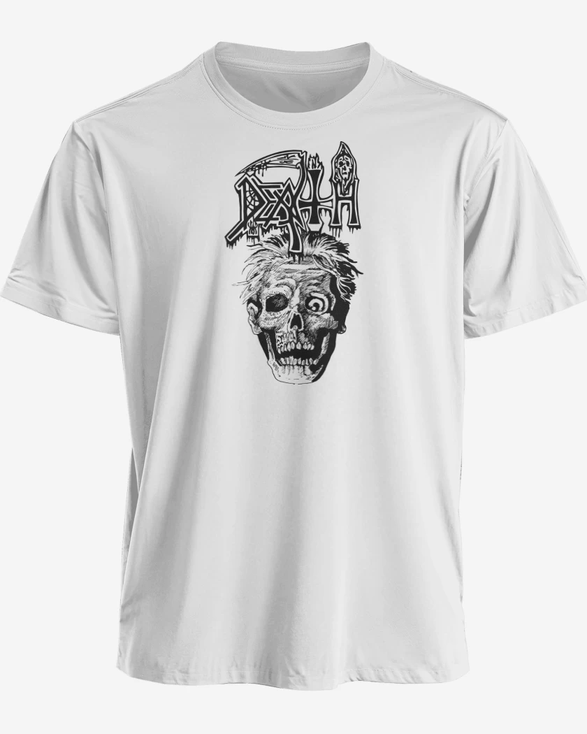Polera premium Blanco de Death Scream