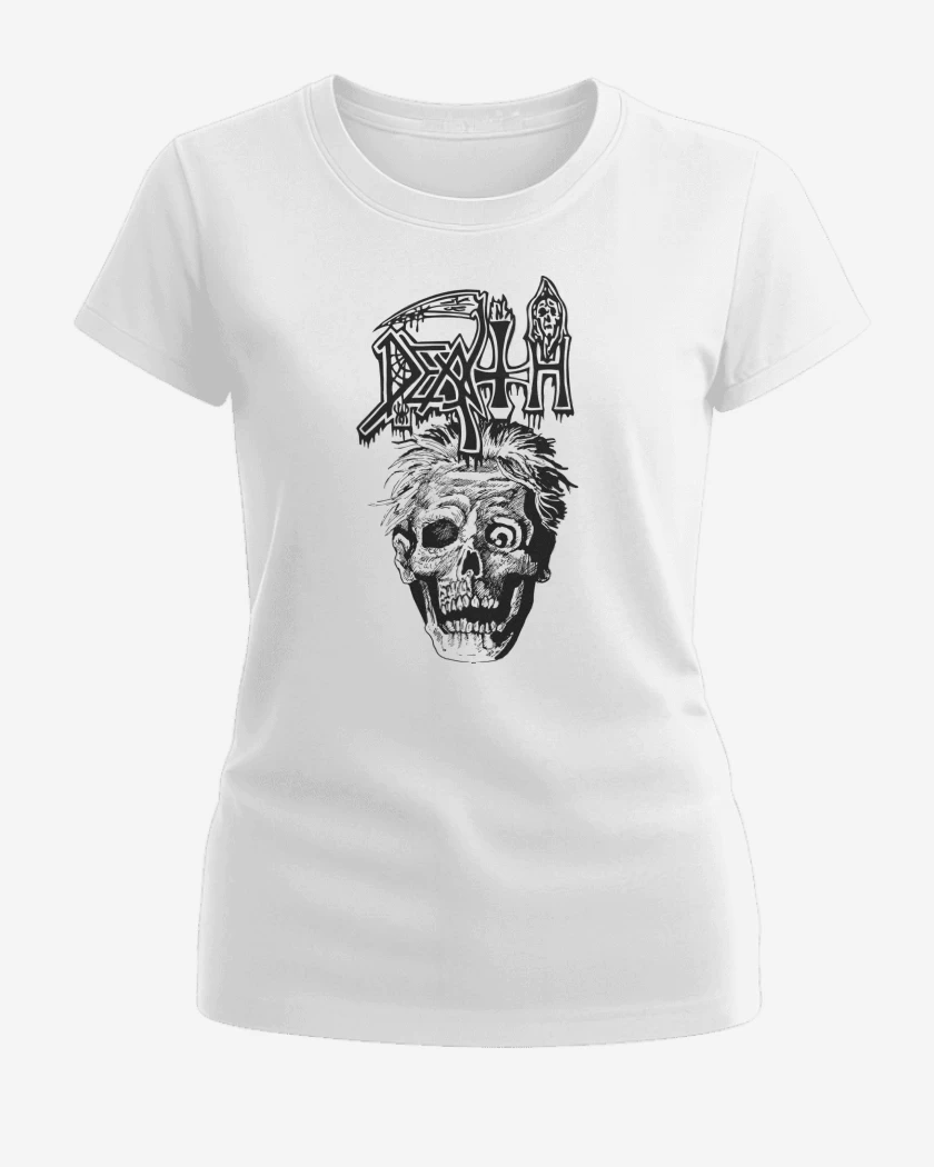 Polera de Mujer Blanco de Death Scream