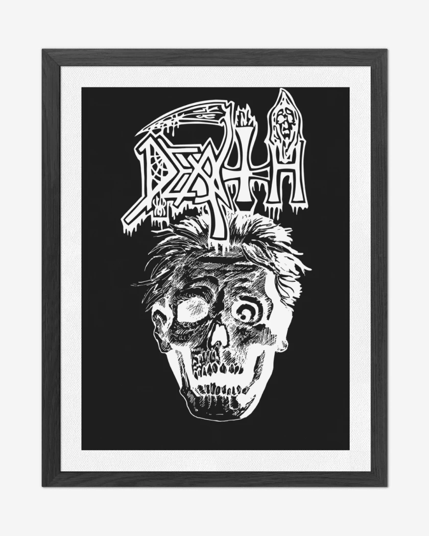 Cuadro decorativo Negro de Death Scream Bloody 