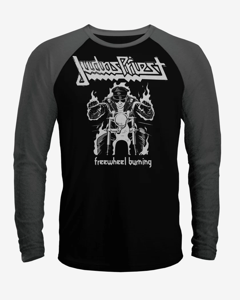 Polera Raglan Judas Priest Freewheel Burning