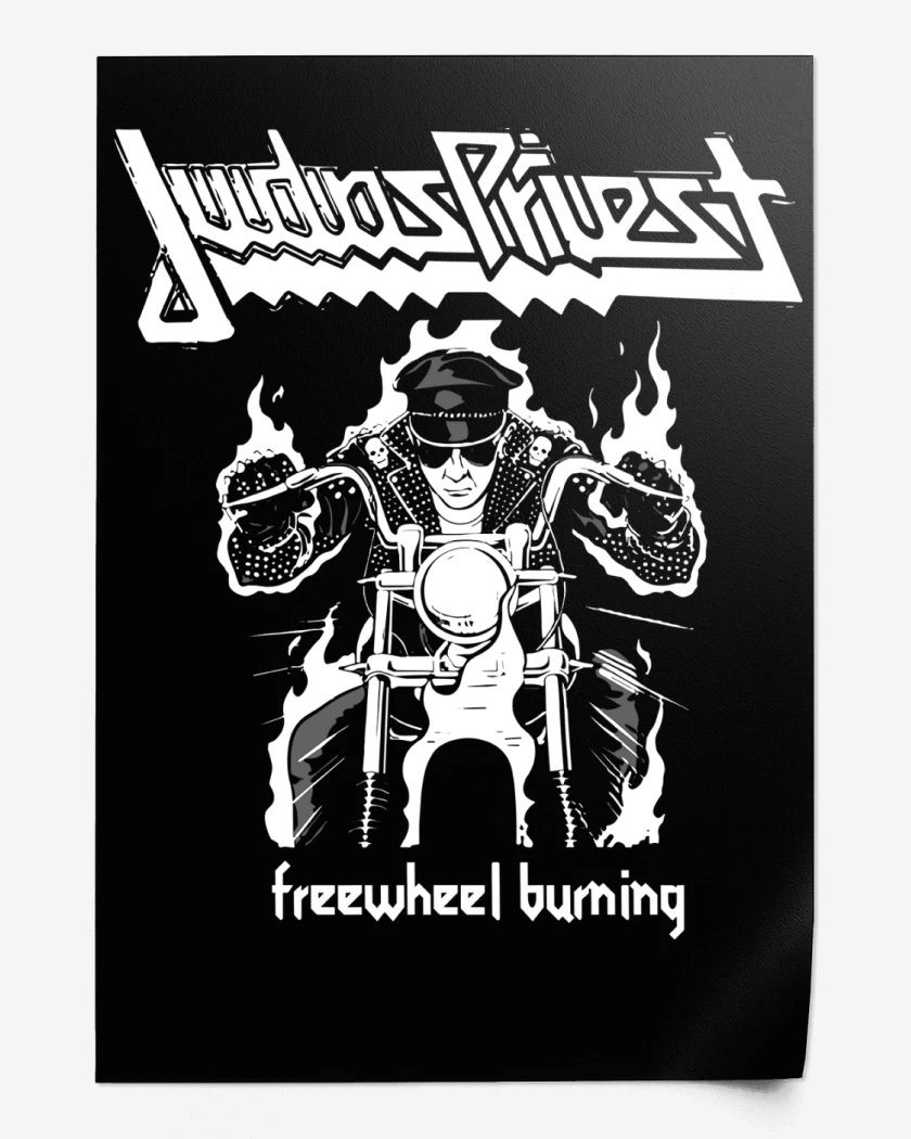 Print Judas Priest Freewheel Burning