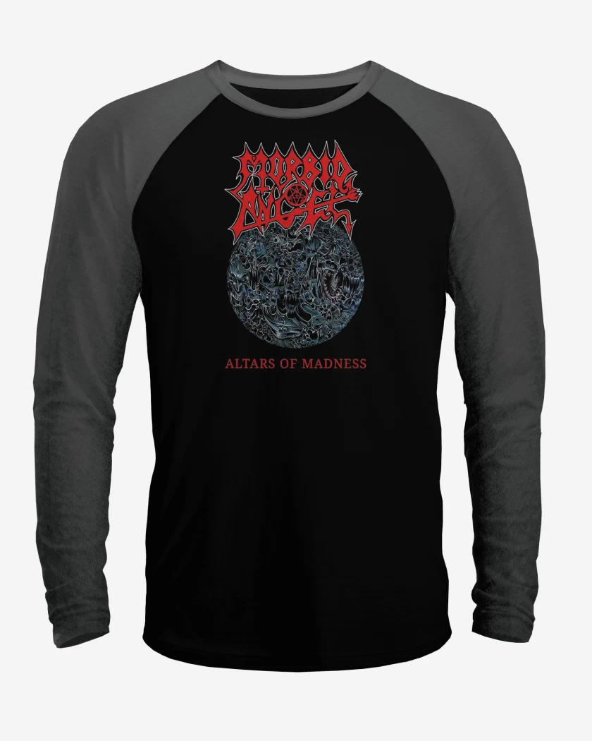 Polera Raglan Morbid Angel Altar of Madness