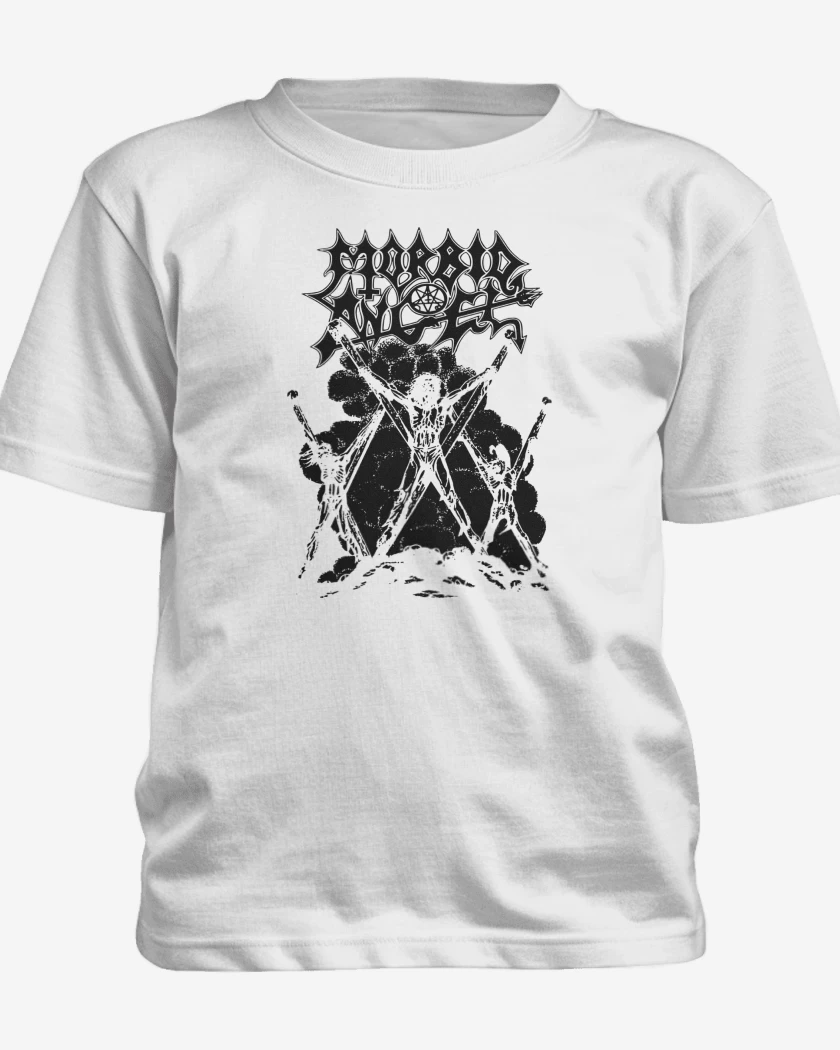Polera de niño Blanco de Morbid Angel