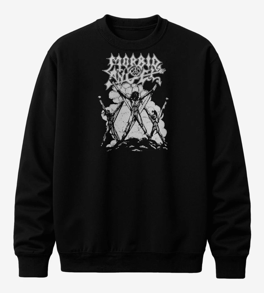 Poleron polo Negro de Morbid Angel B