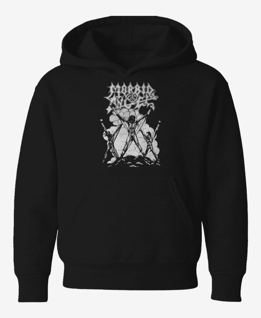 Poleron de niño Negro de Morbid Angel B