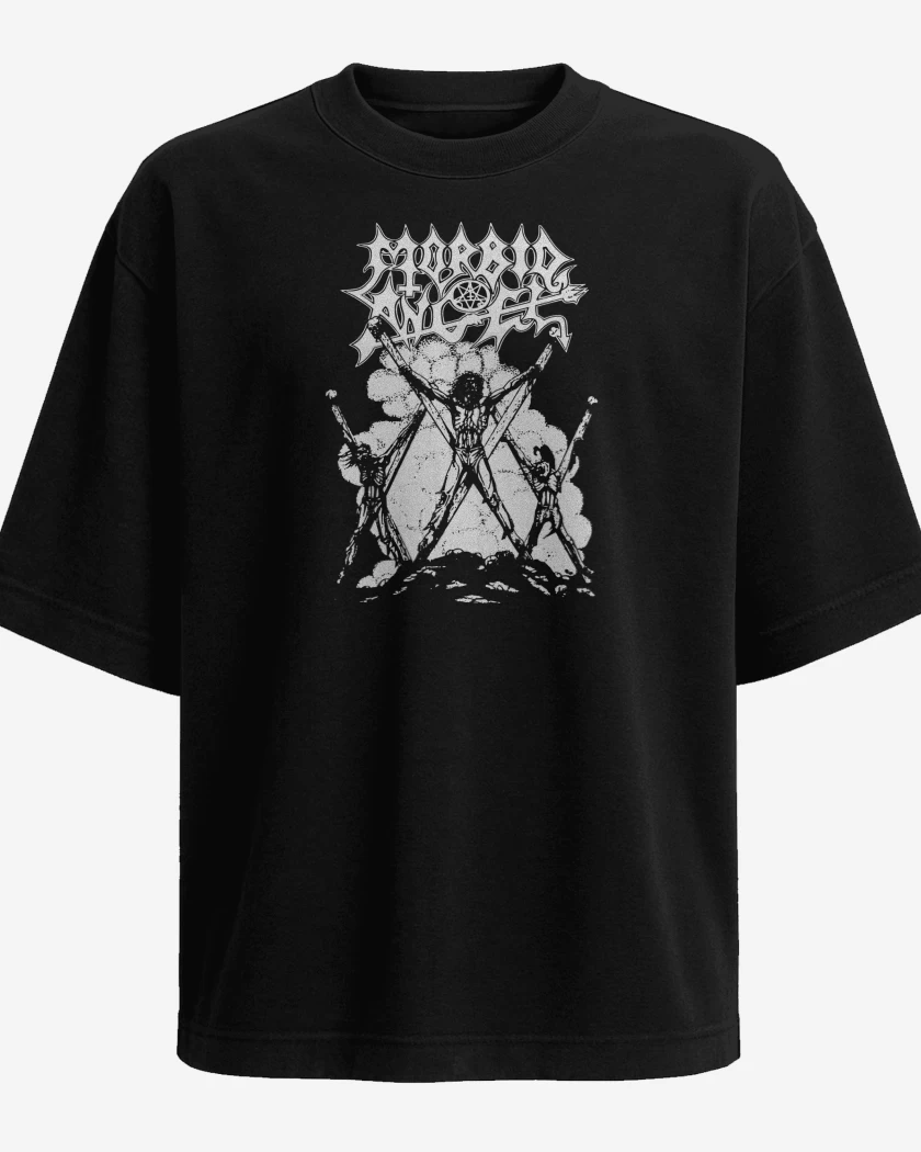 Polera Oversize Negro de Morbid Angel B