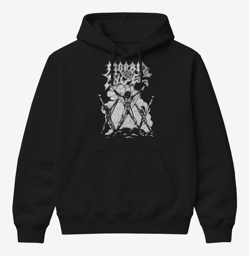 Poleron Canguro básico Negro de Morbid Angel B