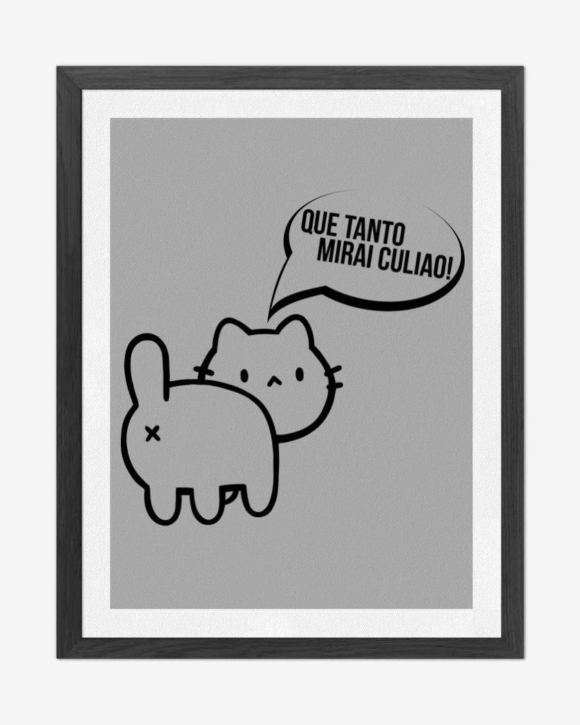 Cuadro decorativo Gatito poto
