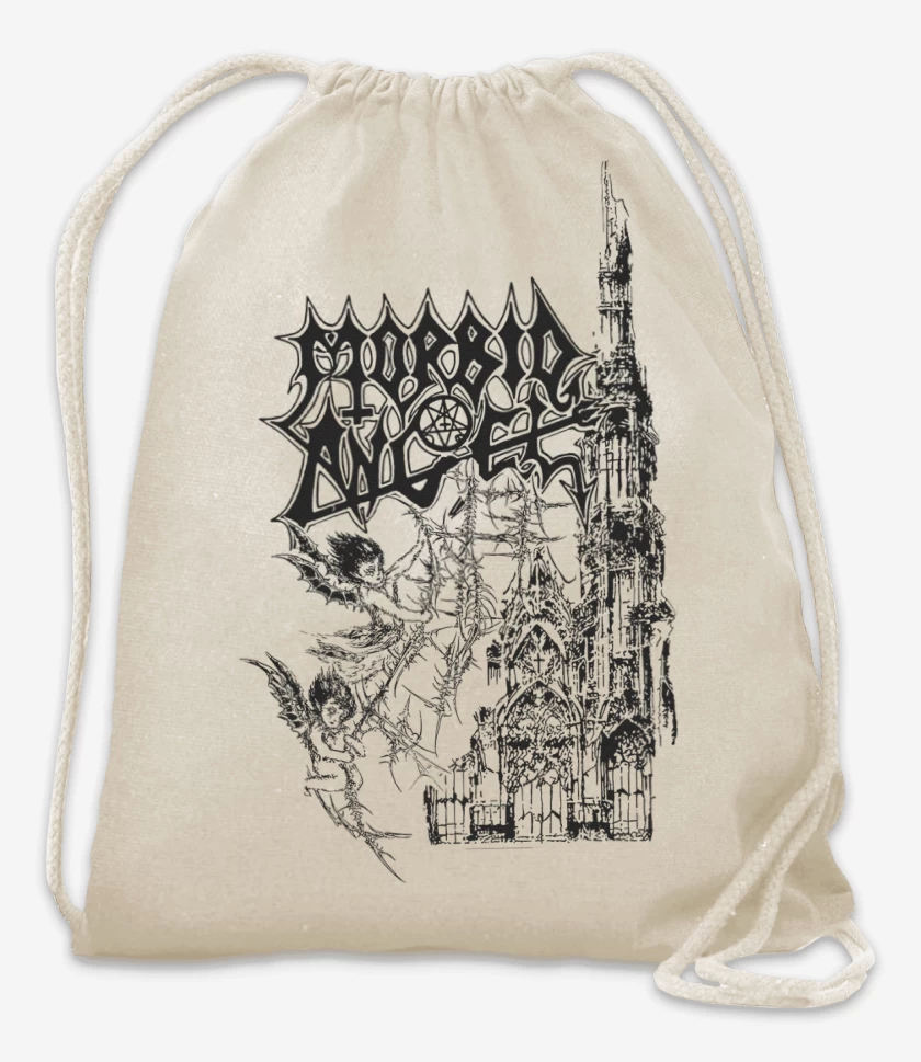 Mochila Blanco de Morbid Angel Catedral