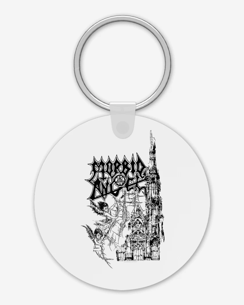 Llavero Blanco de Morbid Angel Catedral