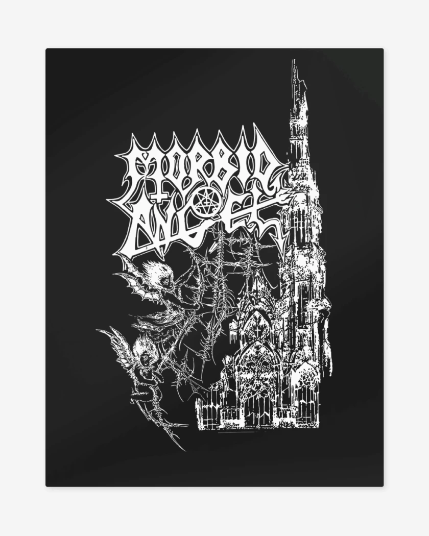 Print metalico Morbid Angel Catedral B