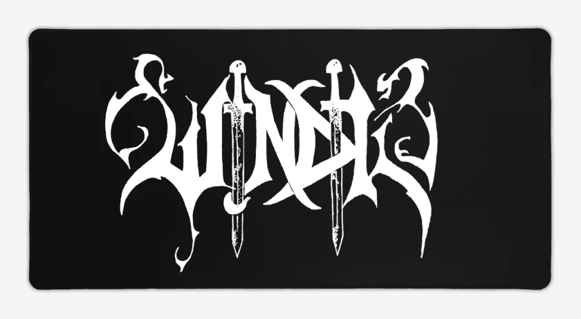 Mouse pad Gamer Negro de Windir Logo B
