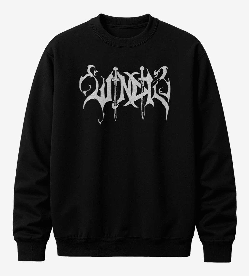 Poleron polo Negro de Windir Logo B