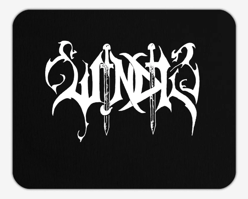 Mousepad Negro de Windir Logo B