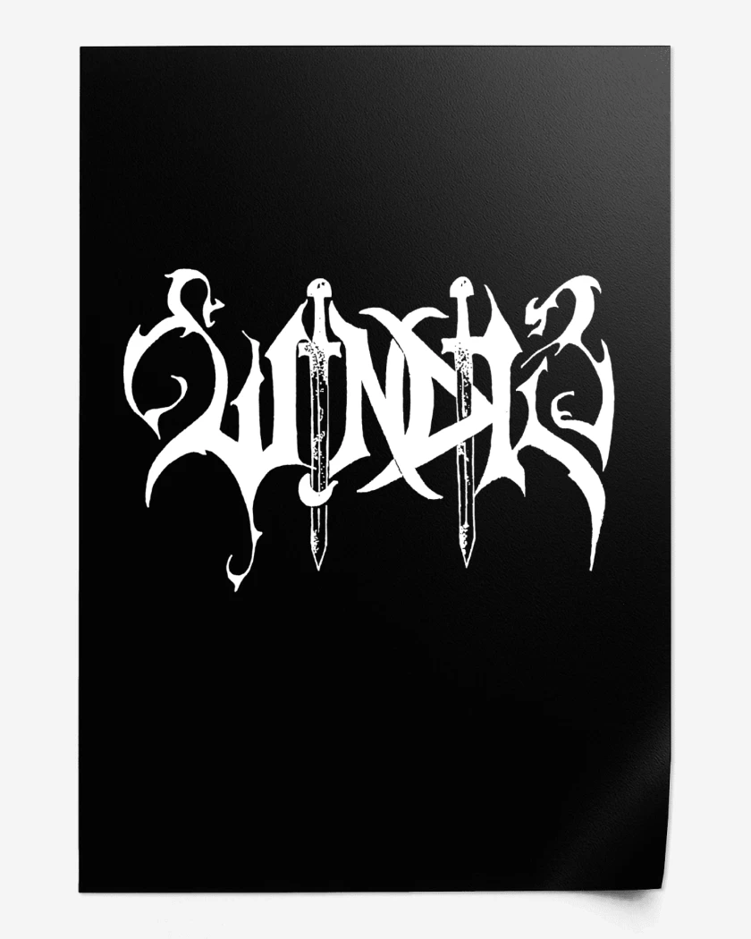 Print Negro de Windir Logo B