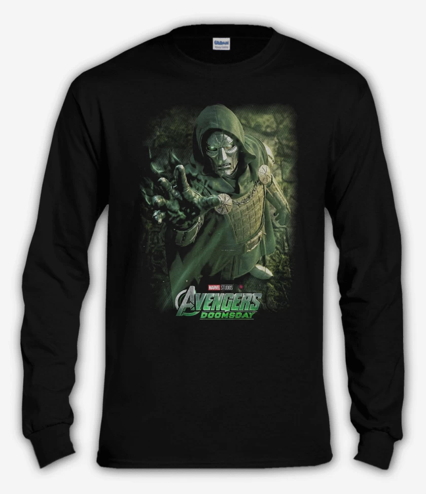 Polera manga larga Avengers Dr Doom