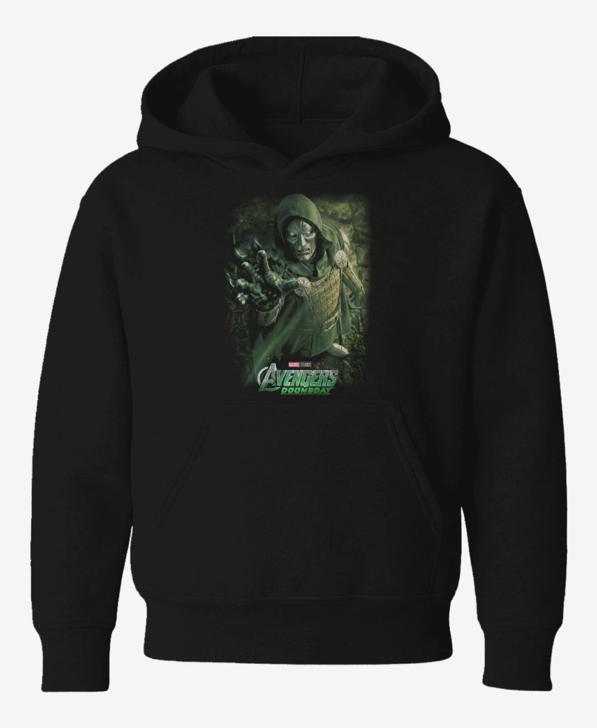 Poleron de niño Negro de Avengers Dr Doom