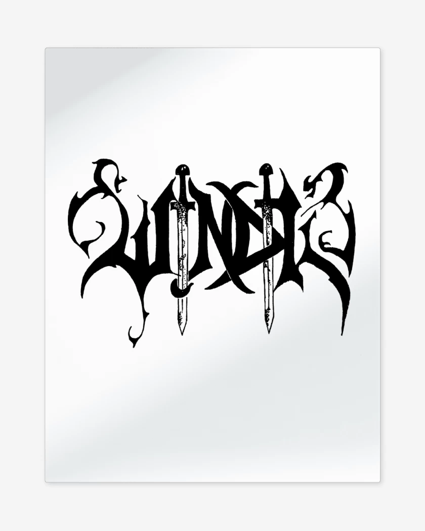 Print metalico Blanco de Windir Logo N