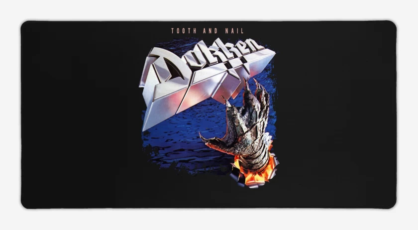 Mouse pad Gamer Negro de Dokken Tooth
