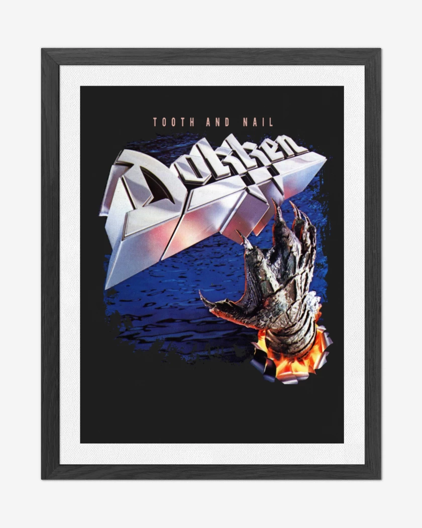 Cuadro decorativo Negro de Dokken Tooth