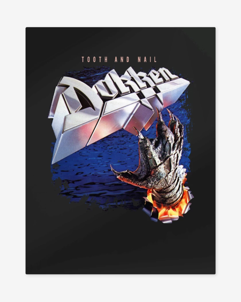 Print metalico Negro de Dokken Tooth