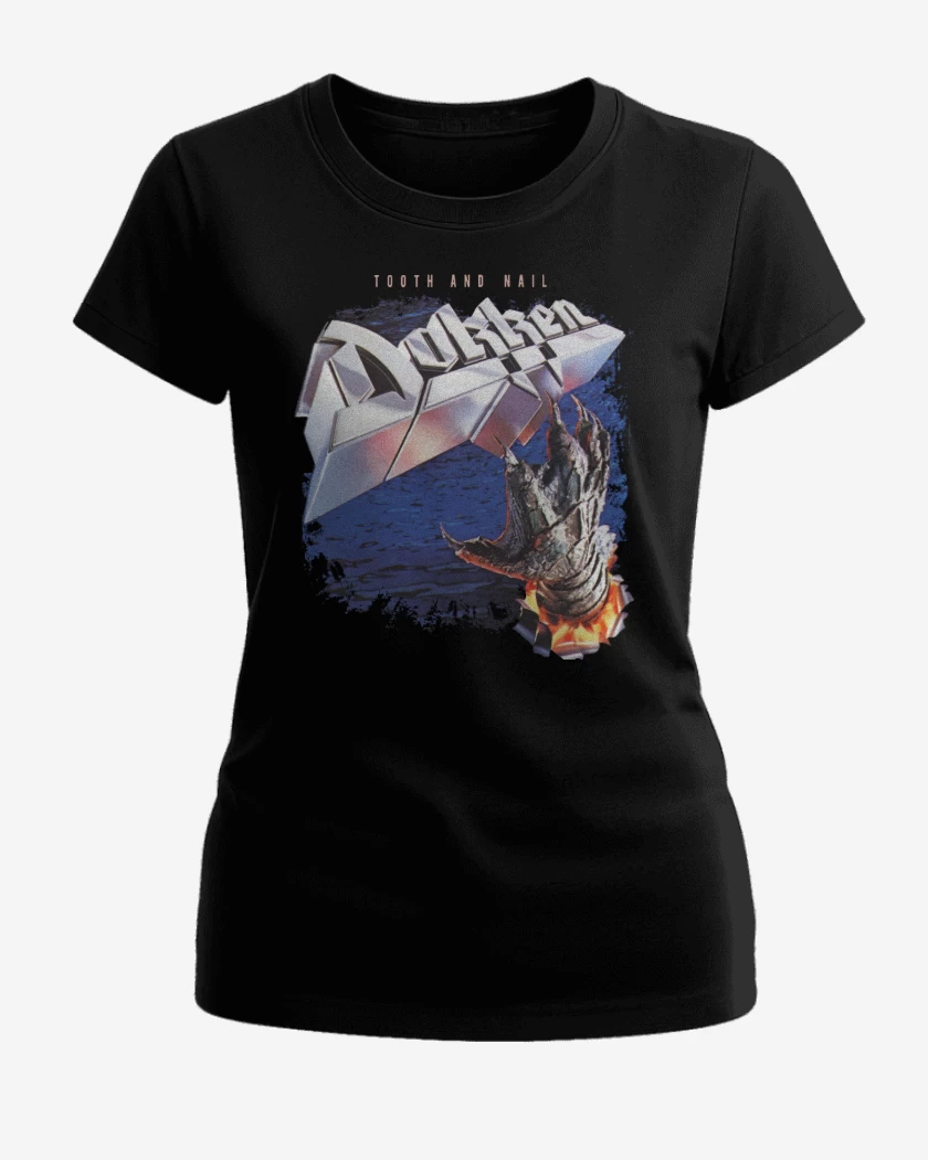 Polera de Mujer Negro de Dokken Tooth