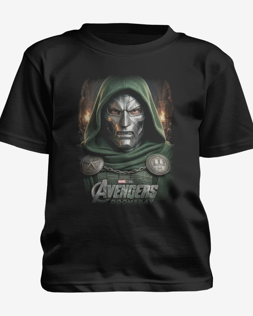 Polera de niño Negro de Doomsday