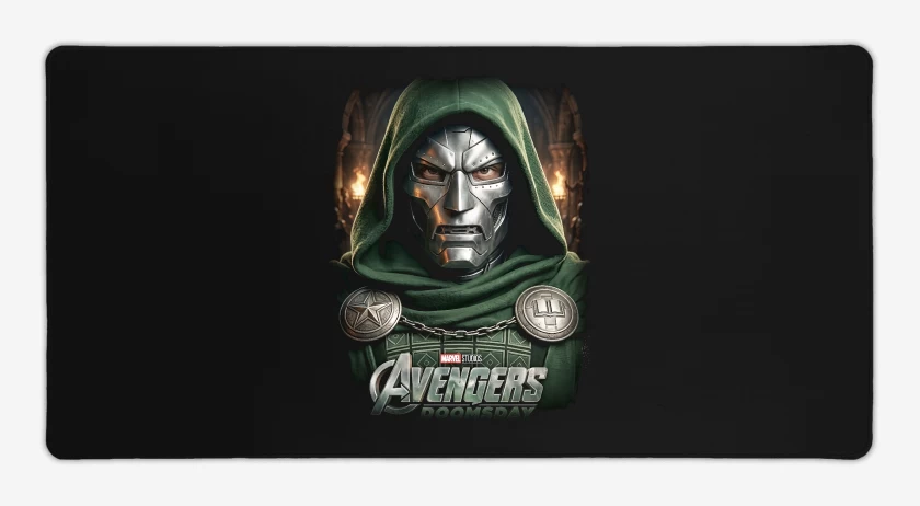 Mouse pad Gamer Negro de Doomsday