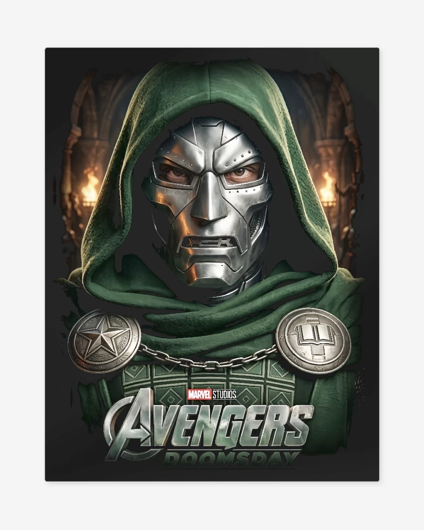 Print metalico Negro de Doomsday