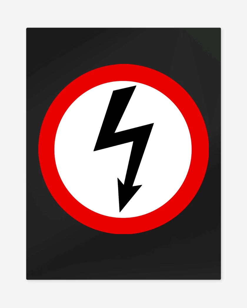 Print metalico Negro de Marilyn Manson Antichrist Superstar