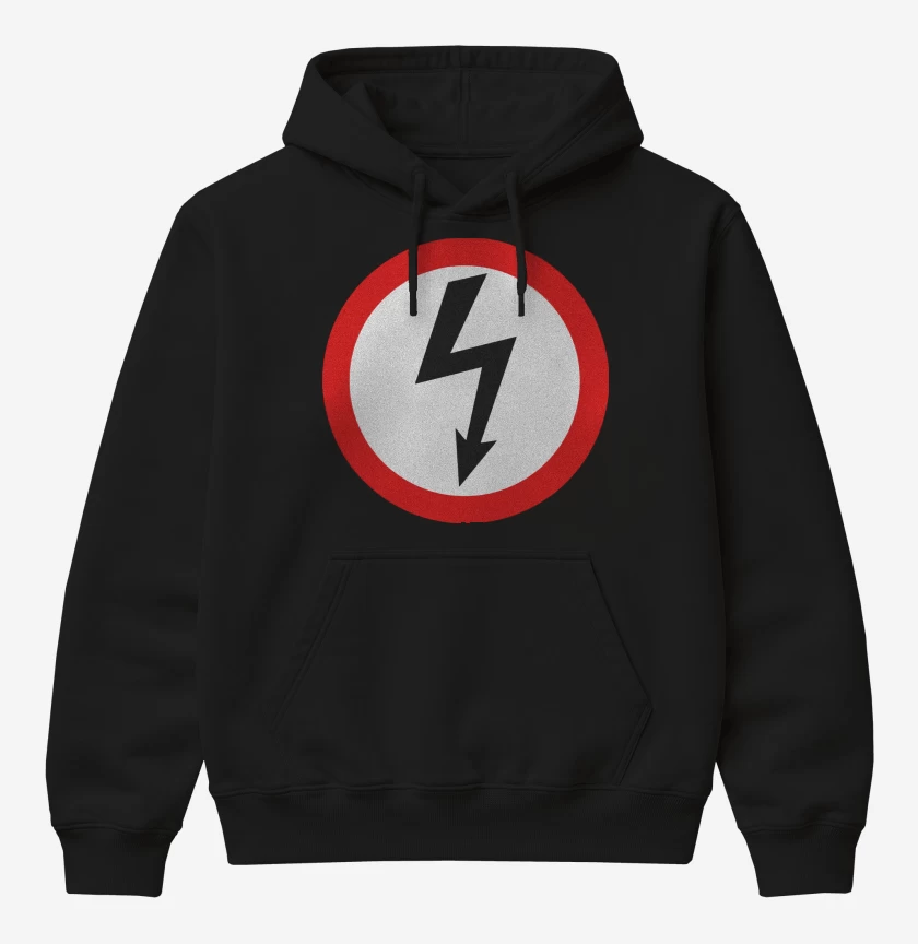 Poleron Canguro básico Negro de Marilyn Manson Antichrist Superstar