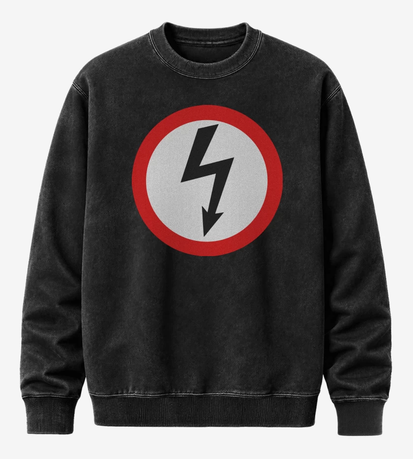 Poleron Polo Acid Wash Negro de Marilyn Manson Antichrist Superstar