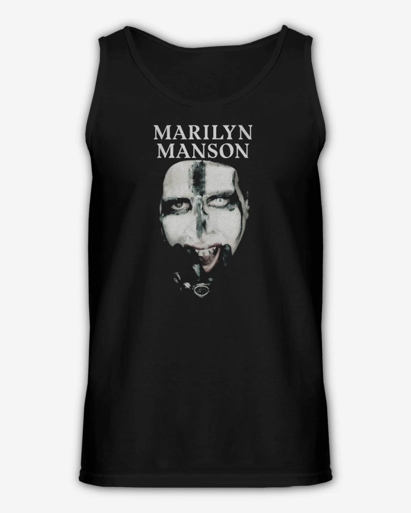 Sudadera Negro de Marilyn Manson Face 