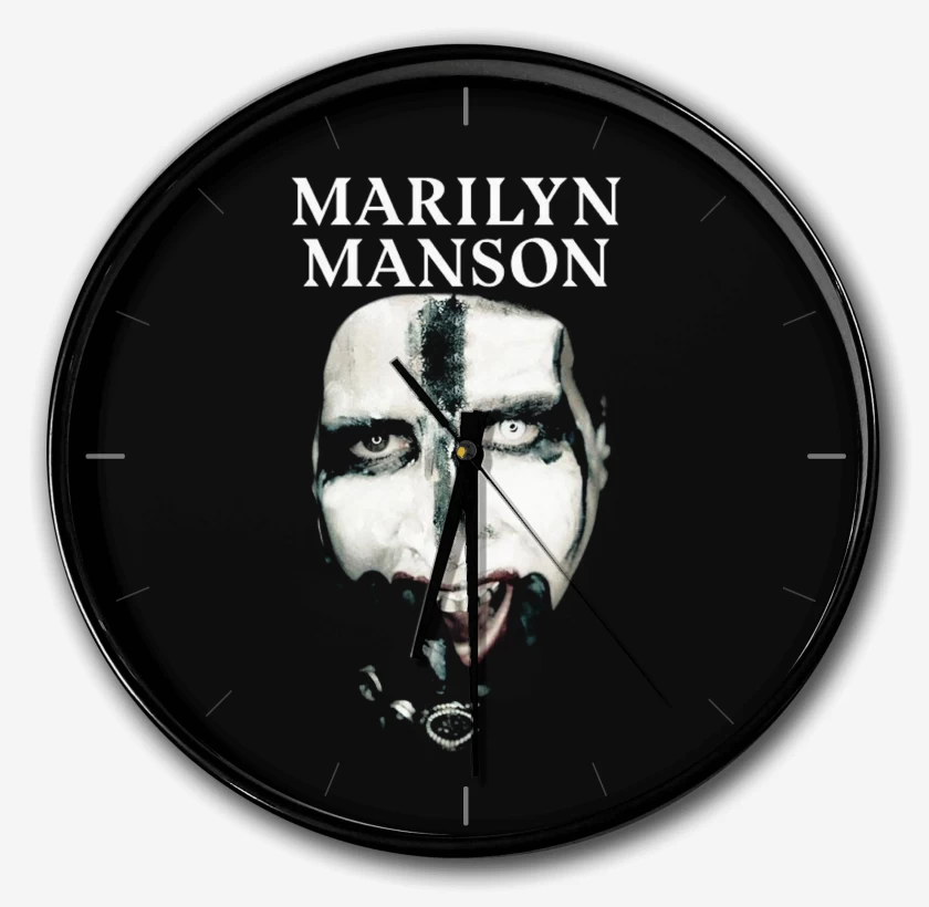 Reloj Negro de Marilyn Manson Face 