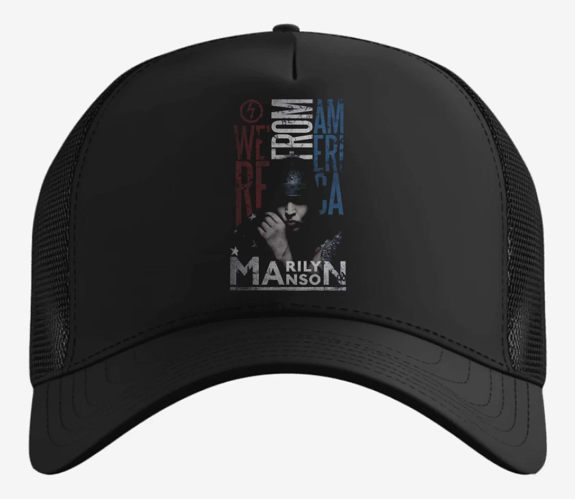 Gorro Negro de Marilyn Manson From America