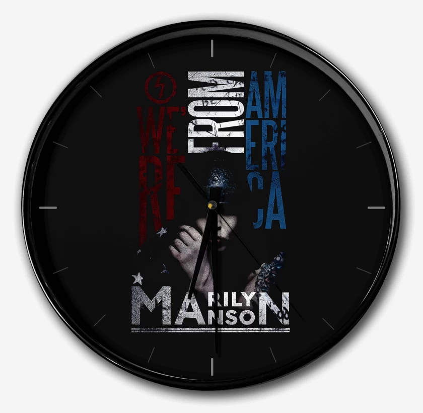 Reloj Negro de Marilyn Manson From America