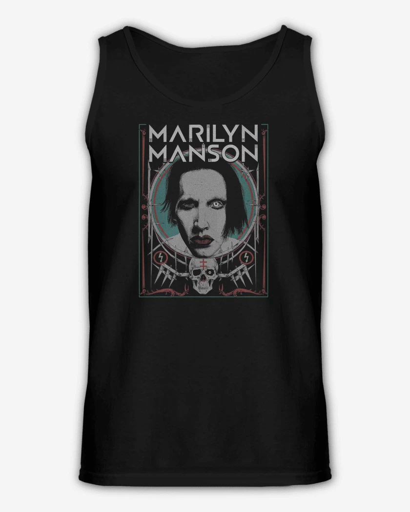 Sudadera Negro de Marilyn Manson