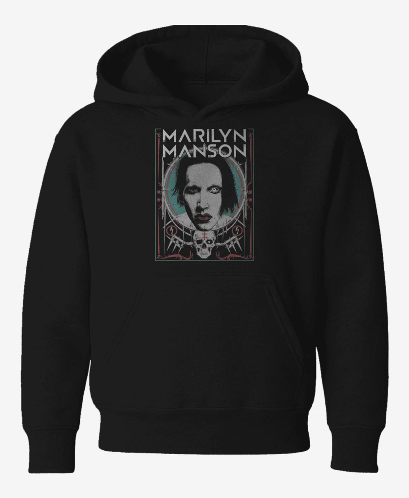 Poleron de niño Negro de Marilyn Manson