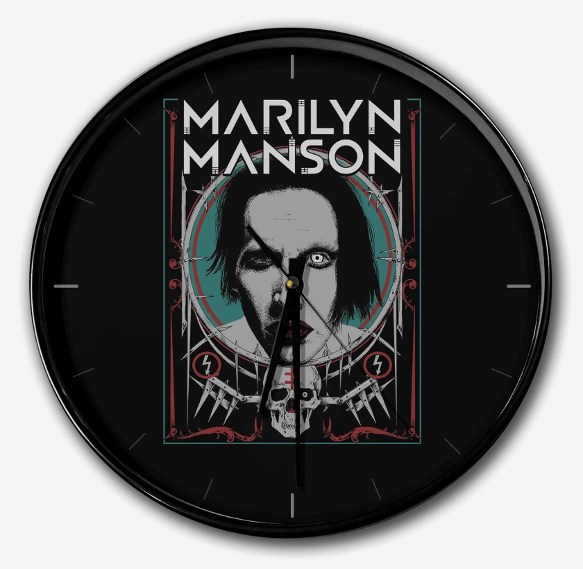 Reloj Negro de Marilyn Manson