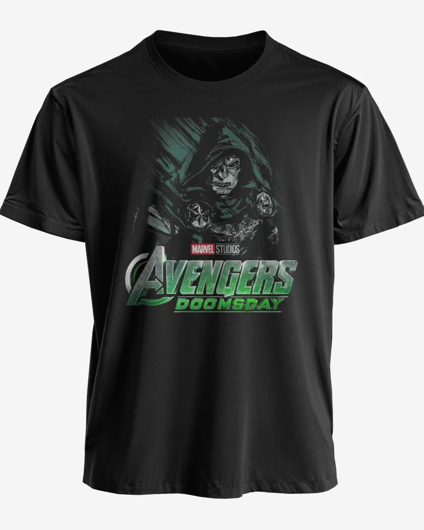 Polera premium Negro de Avengers Doomsday