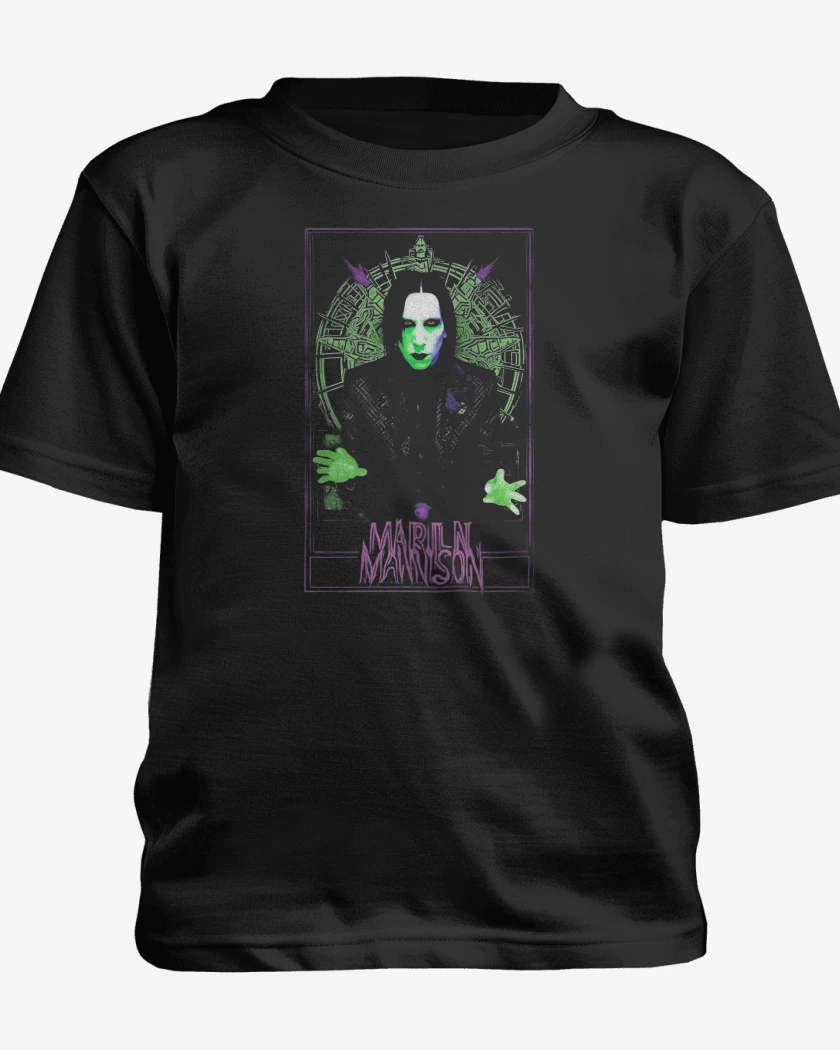 Polera de niño Negro de Manson Wierd