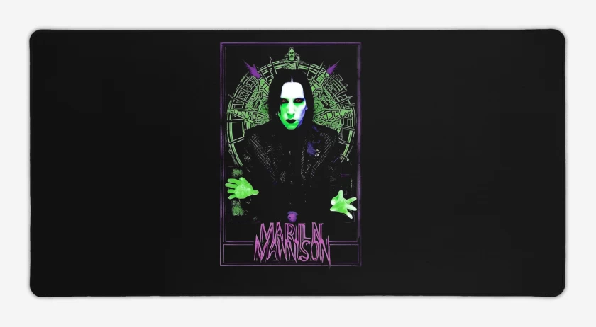 Mouse pad Gamer Negro de Manson Wierd