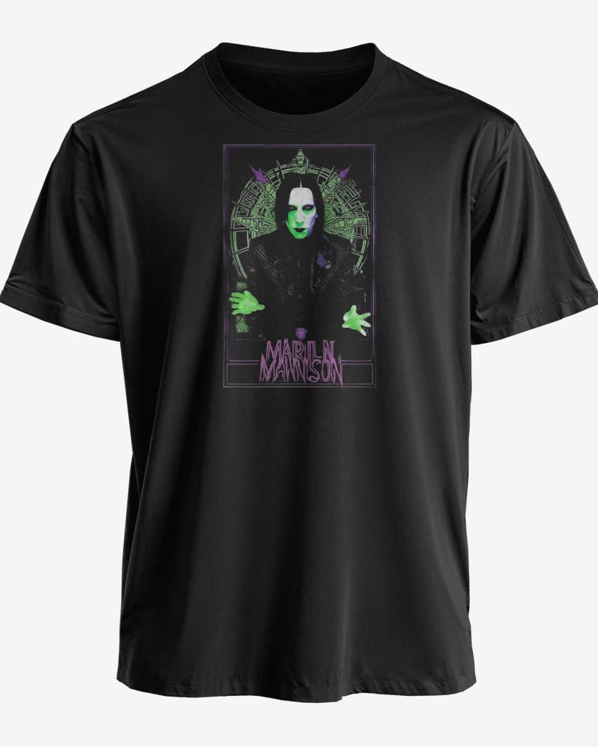 Polera premium Negro de Manson Wierd