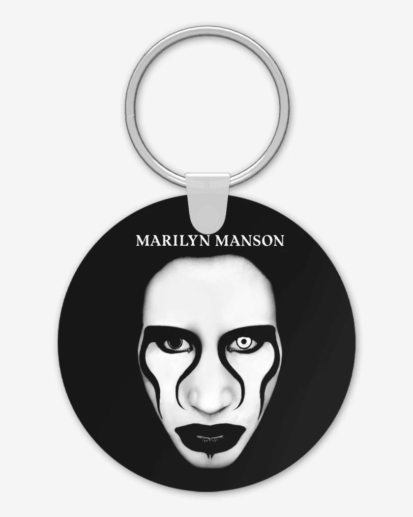 Llavero Negro de Marilyn Manson Defiant