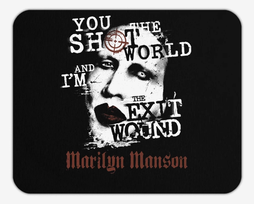 Mousepad Marilyn Manson Exit Wound